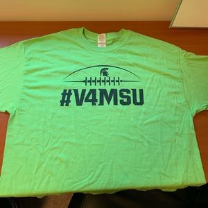 Michigan State Victory For MSU Shirt XL NWOT